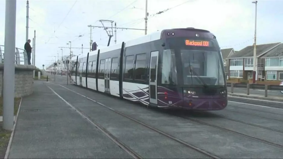 Blackpools nye Bombardier Flexity Tram