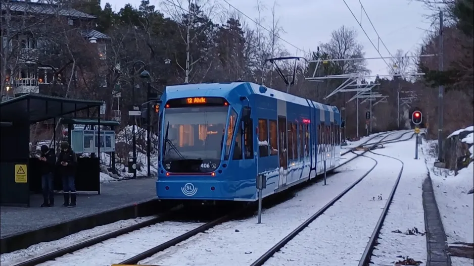 Cab Ride of the Nockebybanan - Driver's Eye View af Stockholm sporvognsrute 12.