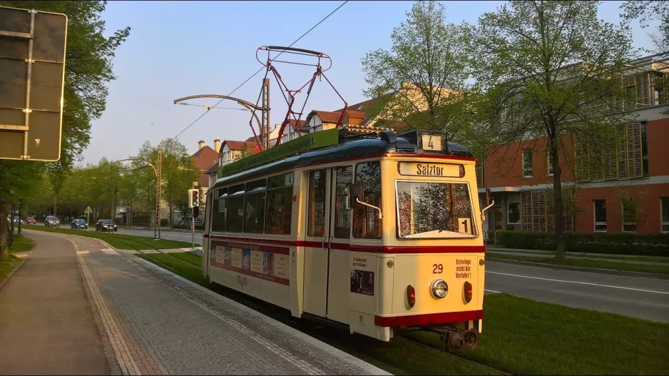 Forårsindtryk med Naumburg-sporvognen