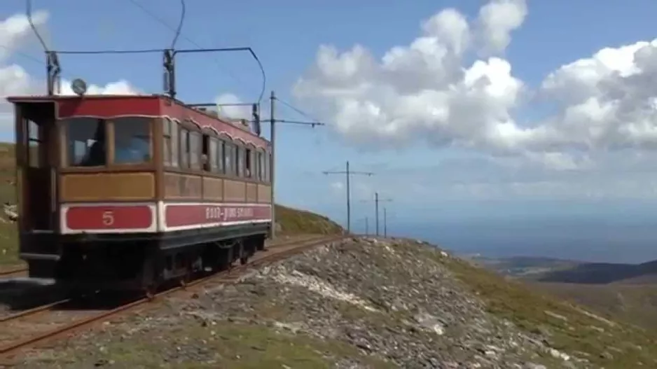 fullHD Isle of Man Snaefell Electric Railway 2036ft 7. august 2014