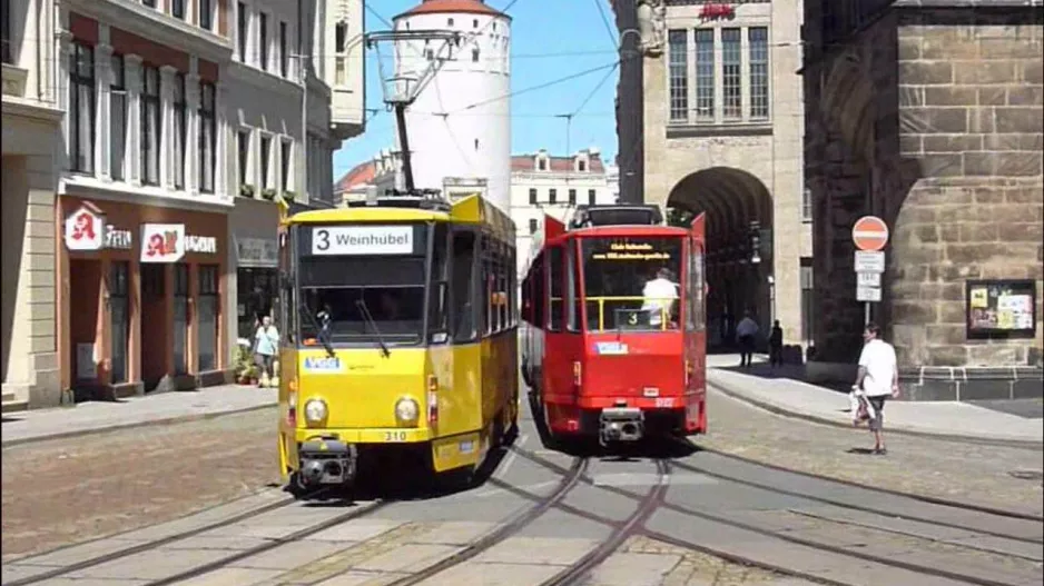 [HD] CKD Tatra KT4D sporvogn fra VGG i Görlitz / Sporvogn i Goerlitz [Tyskland]