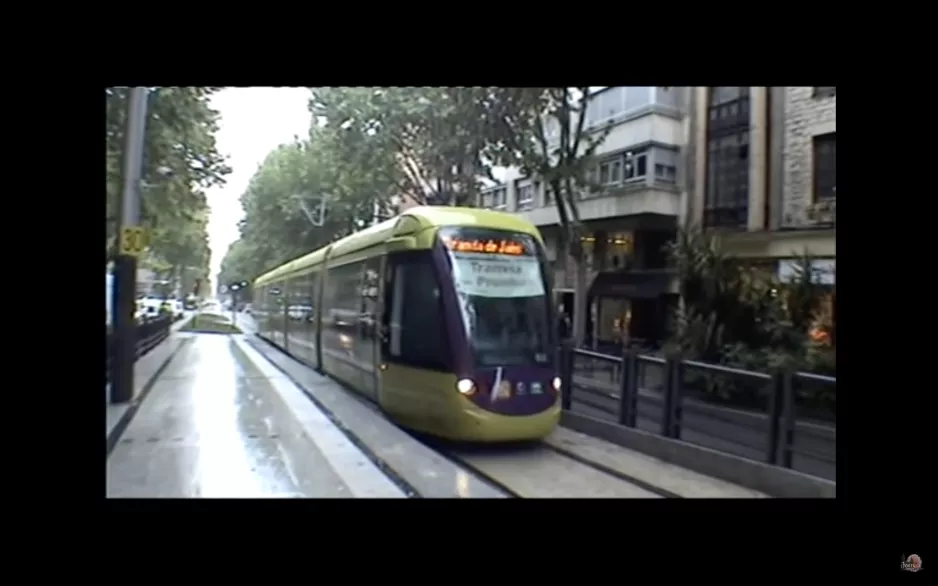 Jaén-sporvognen testes