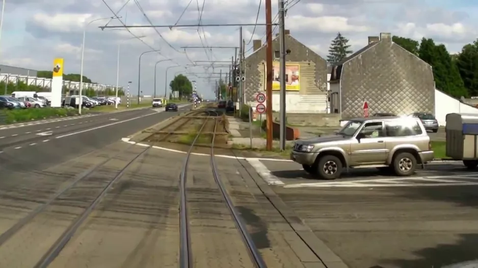 Linje M1 i Charleroi letmetro, Belgien (2013)
