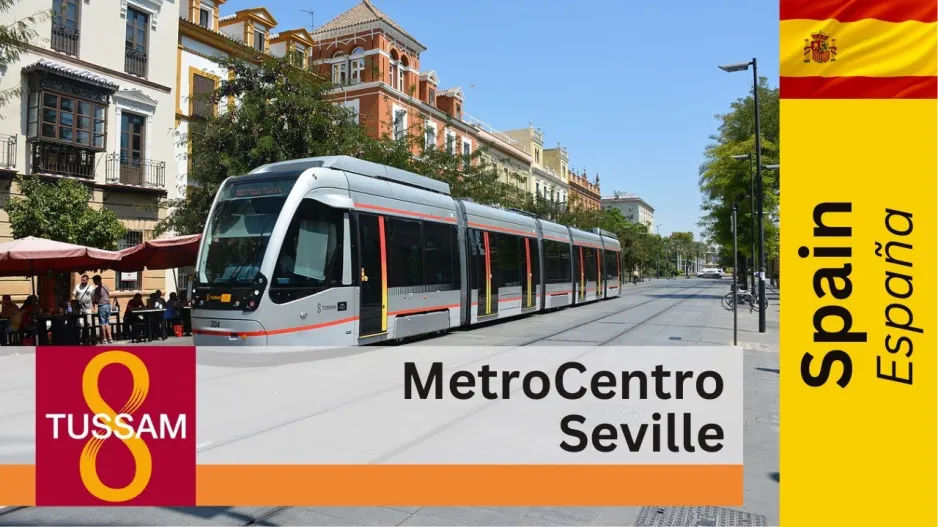 MetroCentro (sporvogn) Sevilla / Sevilla - ombord