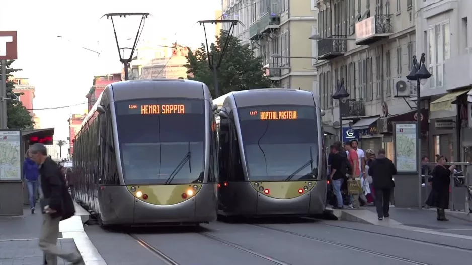 Nice, Frankrig - Tramway HD (2015)