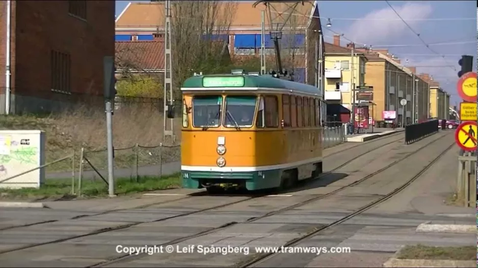 Norrköping Tramways, del 31, Hagagatan - Hagaskolan