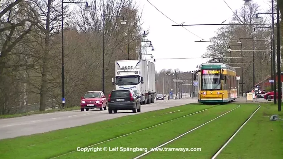 Norrköping Tramways, nummer 33, Heleneborgsgatan - De Geersgatan