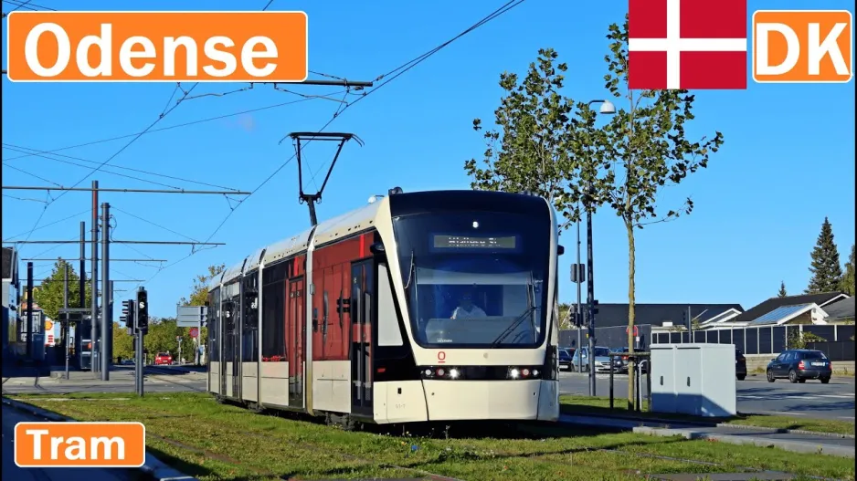 🇩🇰 ODENSE TRAMS / Odense Letbane 2024【4K】