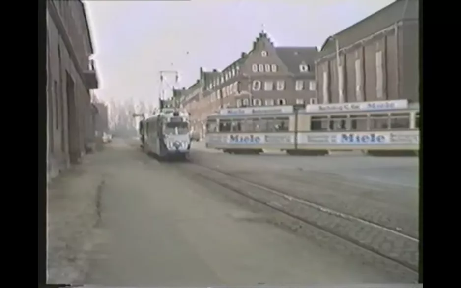 Originale billeder af Kiel sporvognslinje 4 (1985)