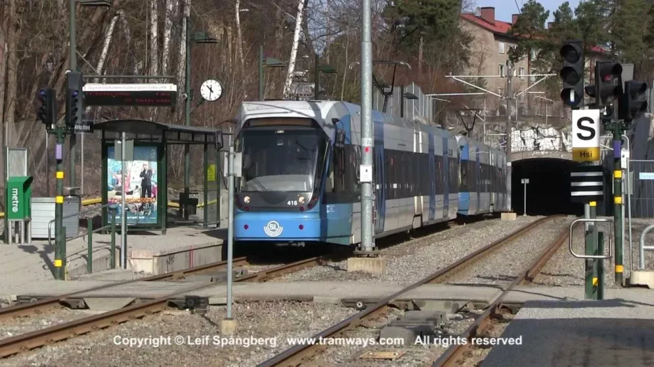 SL Tram Tvärbanan, Alvik strand, Stockholm