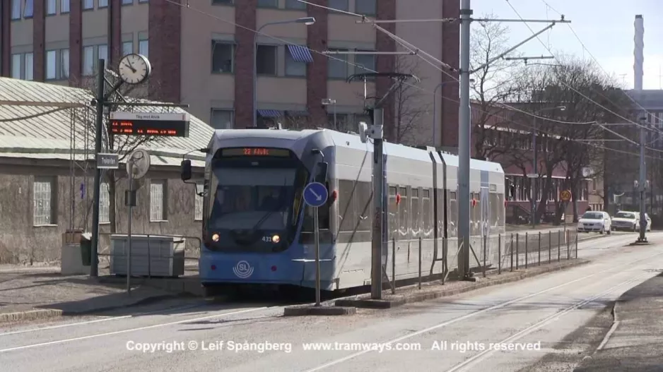 SL Tram Tvärbanan, Triangle, Stockholm