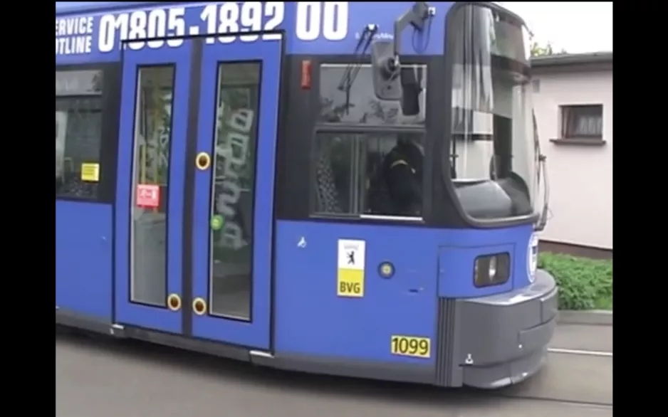 Sporvogn Berlin linje 62 (2017)