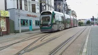 Sporvogne ved Royal Centre Nottingham (2021)