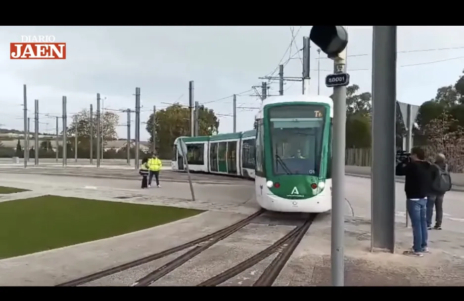 Sporvognen afgår fra Vaciacostales-garagen i Jaén (2024)