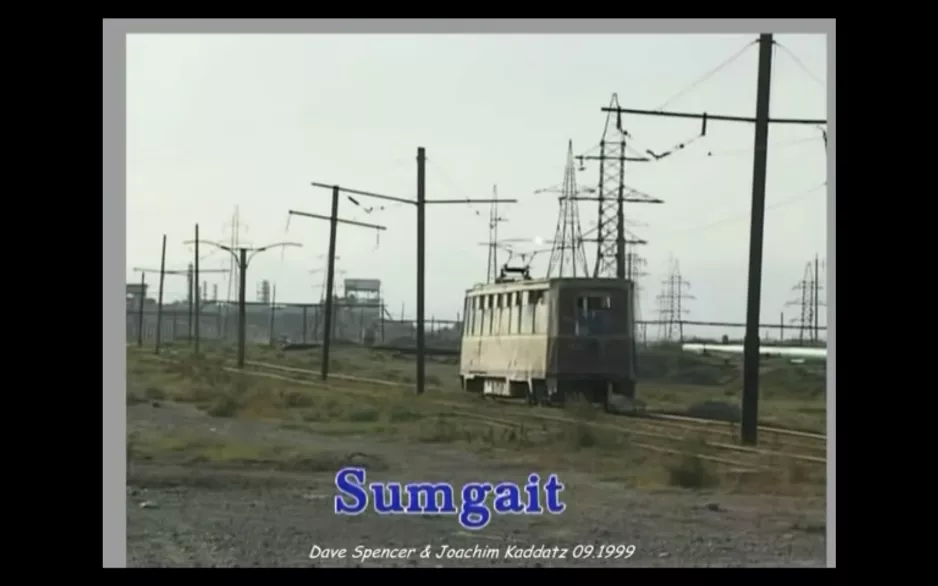 Sumgayit (Aserbajdsjan) Sporvej / Sporvogn og Trolleybus / Trolleybus - 09.1999