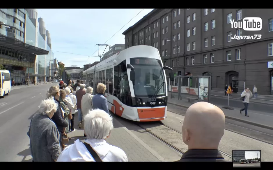 Tallinn CAF Urbos AXL sporvogn 2015