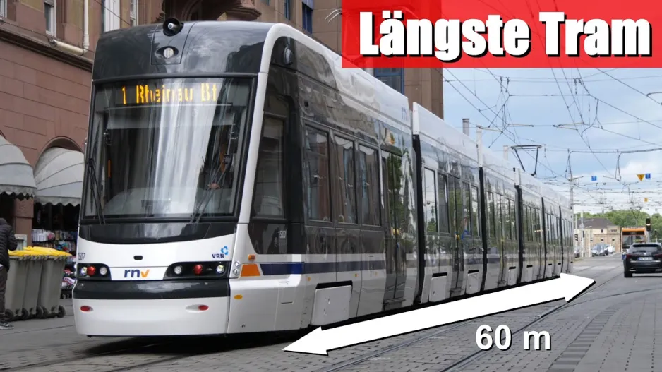 VERDENS LÆNGSTE sporvogn kører NU i Mannheim | Skoda 38T (2025)